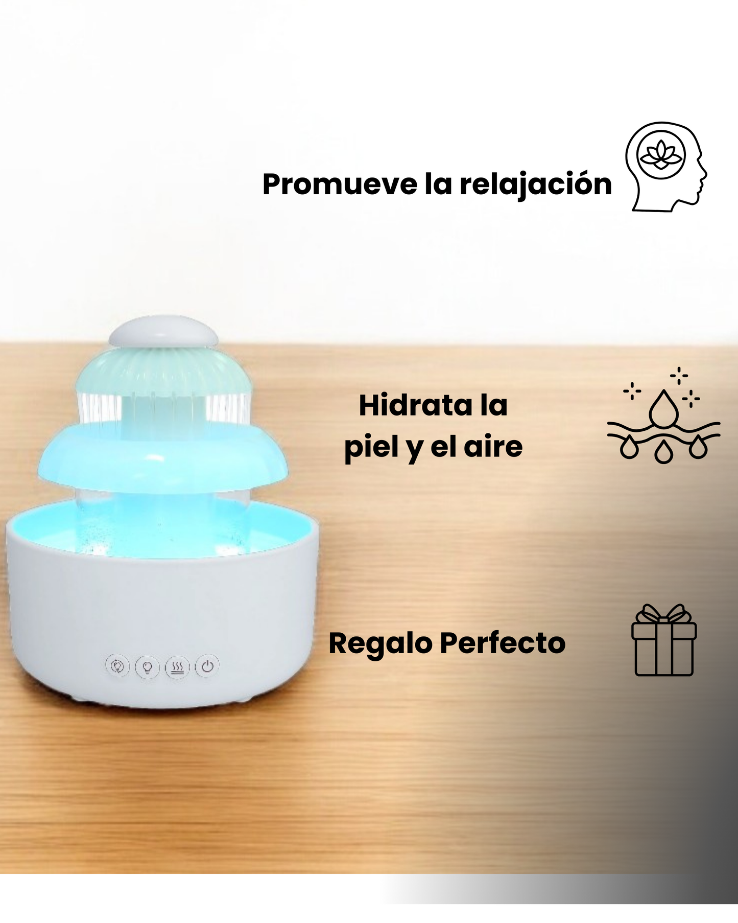 Humidificador Cascada: Relájate y Transforma tu Espacio 🌿💧