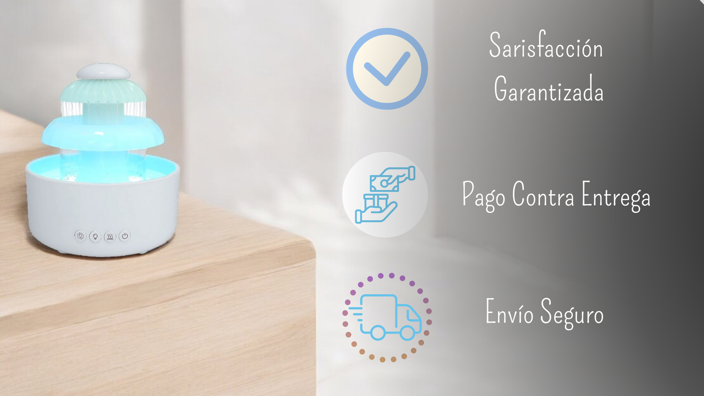 Humidificador Cascada: Relájate y Transforma tu Espacio 🌿💧